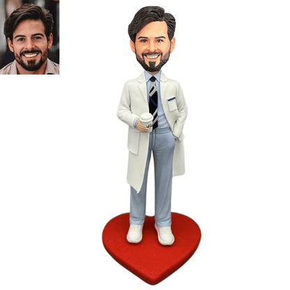 Young Doctor Bobblehead Doll