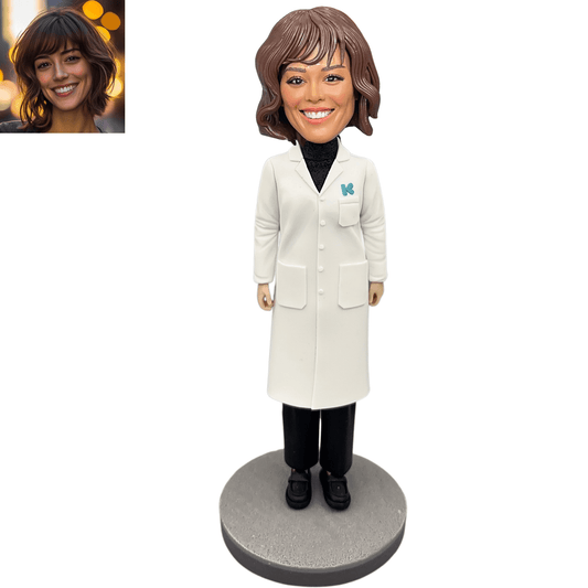 Female Medical Doctor Bobblehead