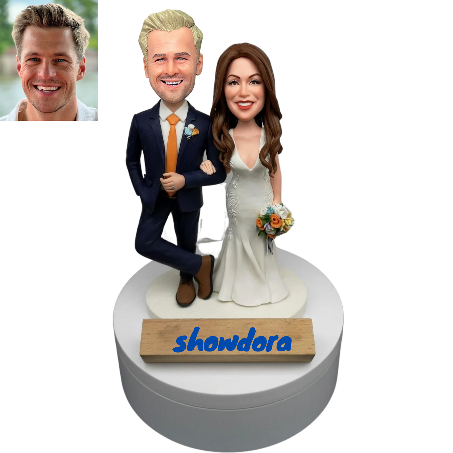 Wedding Bobblehead Doll