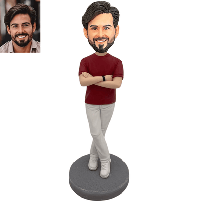 Young Boy Bobblehead Doll